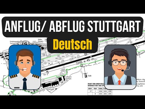VFR Sprechfunk: Stuttgart EDDS auf Deutsch (BZF 2)