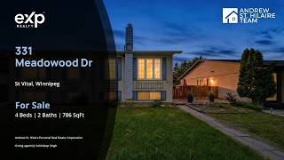 House For Sale | Single Family | 331 Meadowood Drive, Winnipeg
