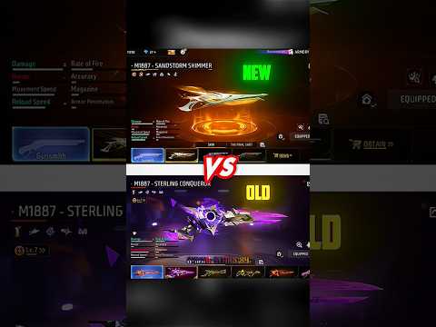 New M1887 vs Evo M1887 – Which One is More OP? 🔥🤯#freefire #freefiremax #ff #freefireshorts