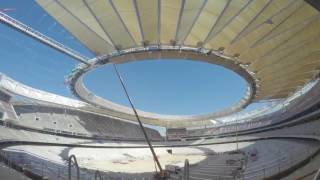 Time-lapse showing latest progress on Atlético de Madrid’s Wanda Metropolitano