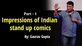 Mimicry of indian stand up comics by Gaurav Gupta|corona safety