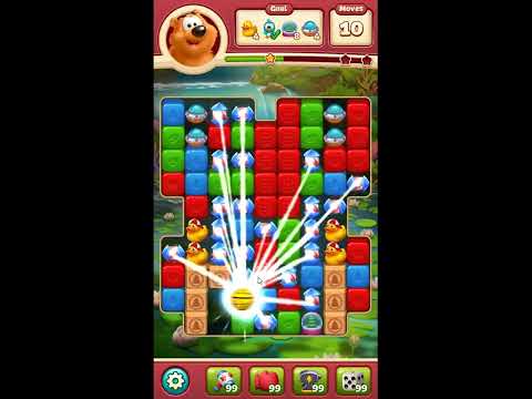 Toon Blast Level 7129 - NO BOOSTERS 🐻🐺🐱 | SKILLGAMING ✔️