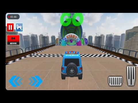 Police Prado Car Stunt Racing-Ramp Car Stunts 3D
