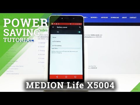 MEDION Life X5004 Battery Saver / How to Save Power