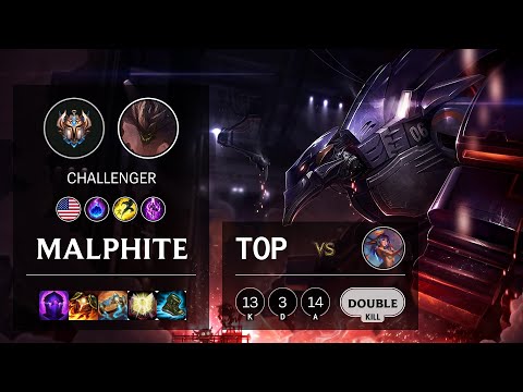 Malphite Top vs Lillia - NA Challenger Patch 10.16