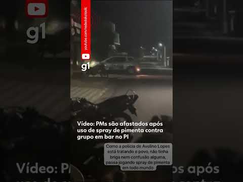 PMs são afastados após uso de spray de pimenta contra grupo em bar no Pl