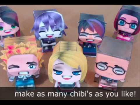 PaperChibi Lite 3D Papercraft Video
