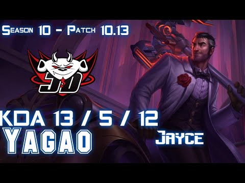 JDG Yagao JAYCE vs KATARINA Mid - Patch 10.13 KR Ranked