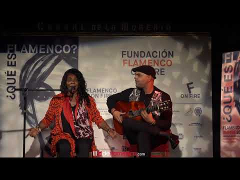 Concha Buika & Jerónimo en la presentación de Flamenco on Fire 2021º