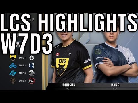 LCS Highlights ALL GAMES Week 7 Day 3 Summer 2020 League Championship Series