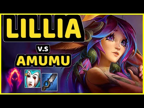 NAPPON (LILLIA) vs AMUMU - JUNGLE GAMEPLAY - BR Ranked DIAMOND