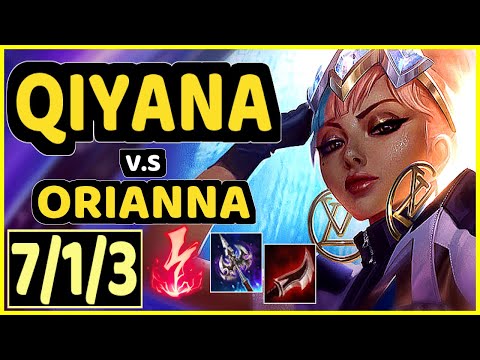 NOMANZ (QIYANA) vs ORIANNA - 7/1/3 KDA MID GAMEPLAY - EUW Ranked GRANDMASTER