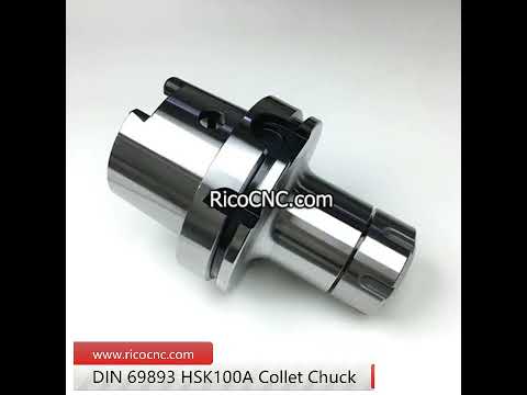 DIN 69893 HSK100A Collet Chuck HSK-A100 Tool Holder for CNC Milling Machines