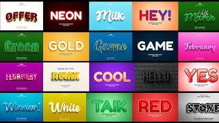 33+ 3D Text Effect Photoshop Tutorial Part 79