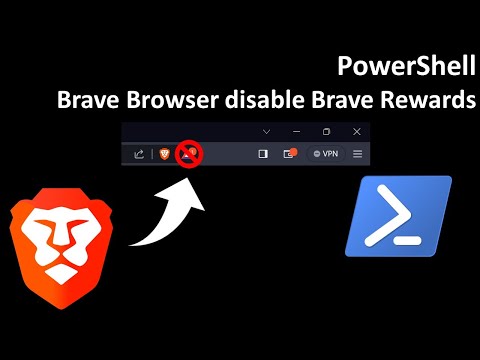 PowerShell: Brave Browser disable Brave Rewards