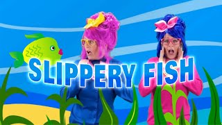 Slippery Fish | Slippery Fish song with lyrics | slippery fish animation | Yaya and Nono Kids Songs