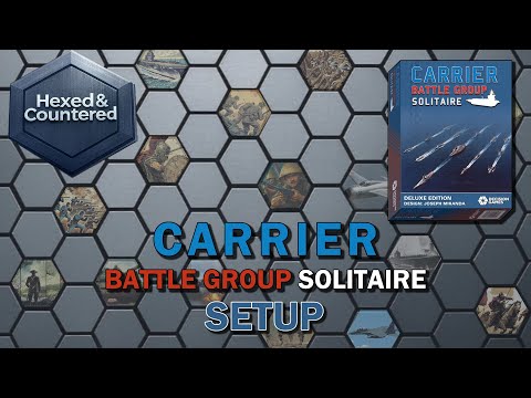 Carrier Battle Group Solitaire (Decision Games) - Gameplay Setup