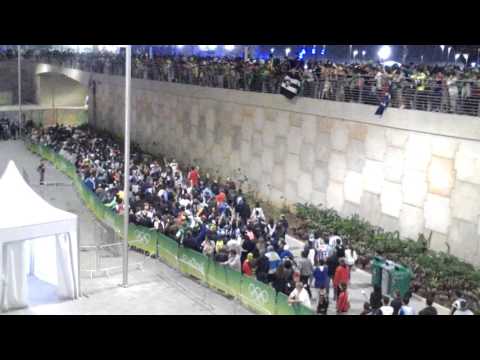 Duelo de hinchadas Argentina - Brasil