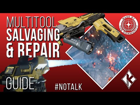 Multitool Salvaging & Repair Guide 3.18 [4K] Star citizen launch into Ship repairs #NoTalk