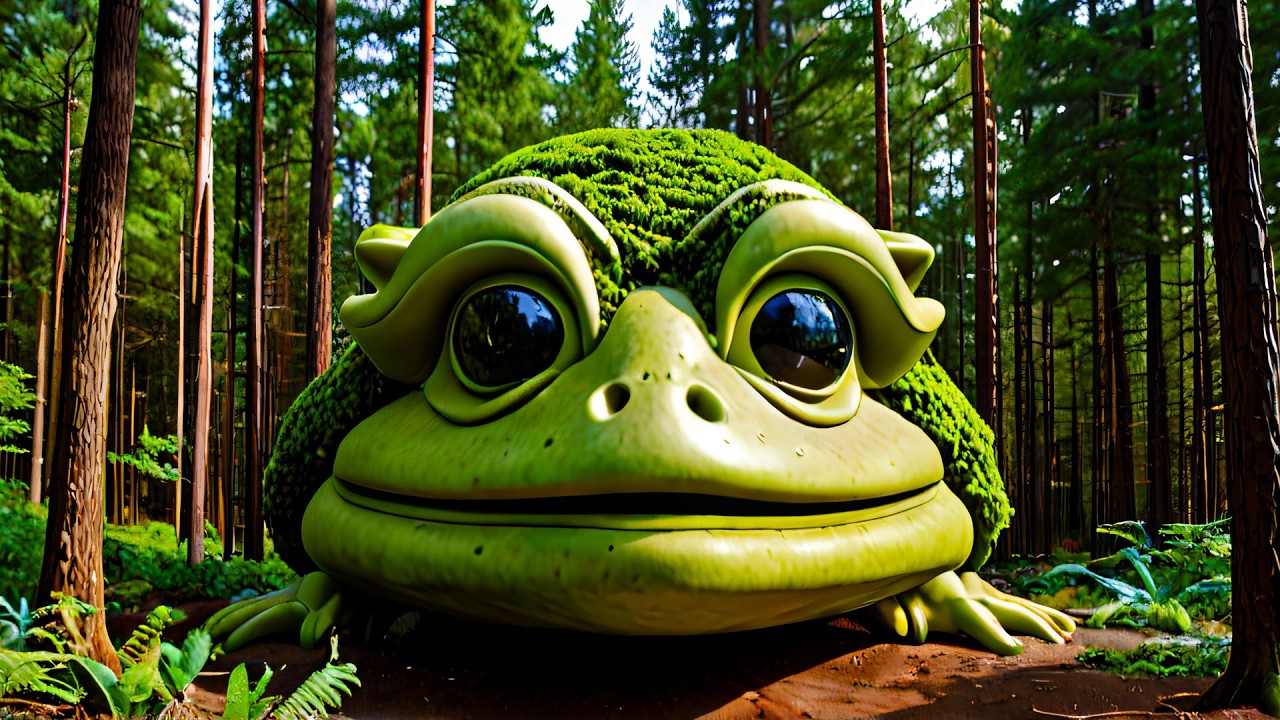 Blender with Stable Diffusion XL Tutorial - Frog shaped building