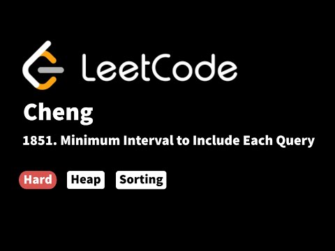 LeetCode 1851. Minimum Interval to Include Each Query