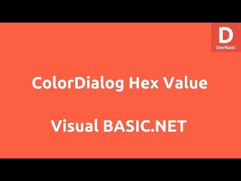 Colordialog Hex value in TextBox in VB net