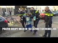 Lachgaskoning tipt Extincion Rebellion; politie grijpt in
