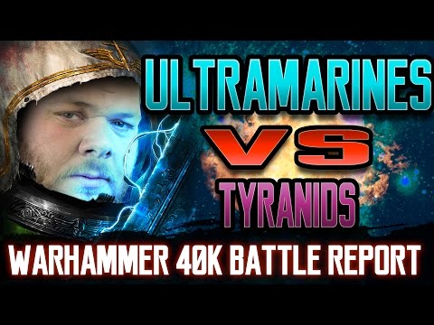 Ultramarines vs Tyranids Warhammer 40k Battle Report Ep 111