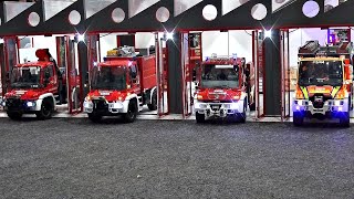 Car Crash Audi TT RC Fire Trucks Police Cars Ambulance Tow Truck Telescopic Handler and Forklift