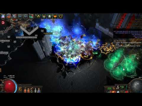 Path of Exile 3.7 Hardcore Legion - Soulwrest Brutality Necromancer  - T14 Basilica