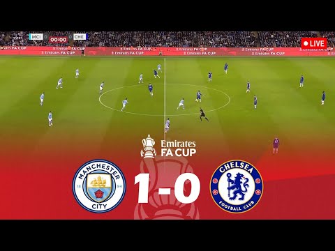 Manchester City vs Chelsea | 2024 FA Cup Semi Final | Full Match