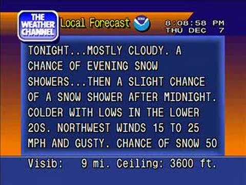 WeatherSTAR 4000 Emulator - December 7, 2006