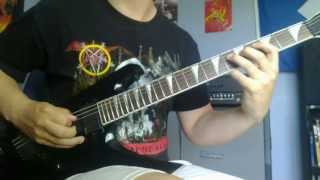 Revocation - Dismantle the dictator guitar cover. (HD, WITH SOLO)