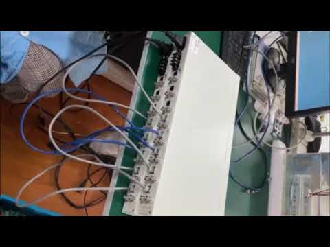 4E1 to 4 Ethernet converter installation process with VLAN and GUI management function