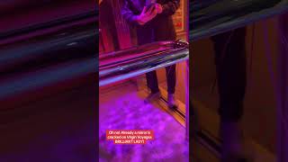 Oh no! Cracked mirror in the elevator on the brand new VIRGIN VOYAGES BRILLIANT LADY!!! #cruiseship