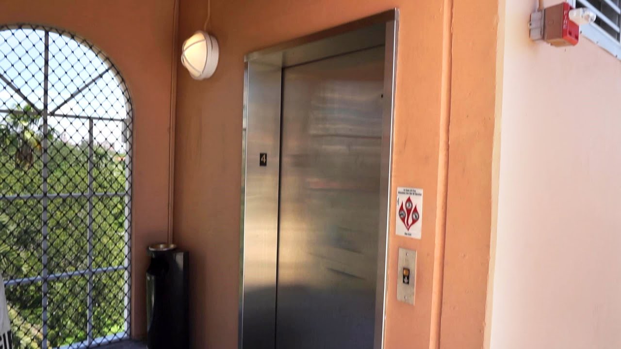 Miami Elevator (Dover) Impulse hydraulic elevator @ SPYC Parking Garage, Saint Petersburg, Florida