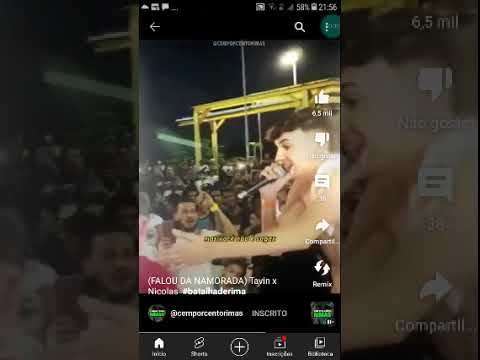 falou de namorada  do Tavin  x  nicolas