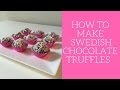 How To Make Swedish Chocolate Truffles Chokladbollar