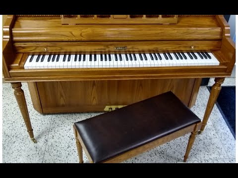 Kimball Upright Piano Decorator Oak image 4