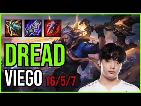 DREAD - VIEGO vs HECARIM Jungle - KR Challenger - Patch 11.3 QUADRAKILL