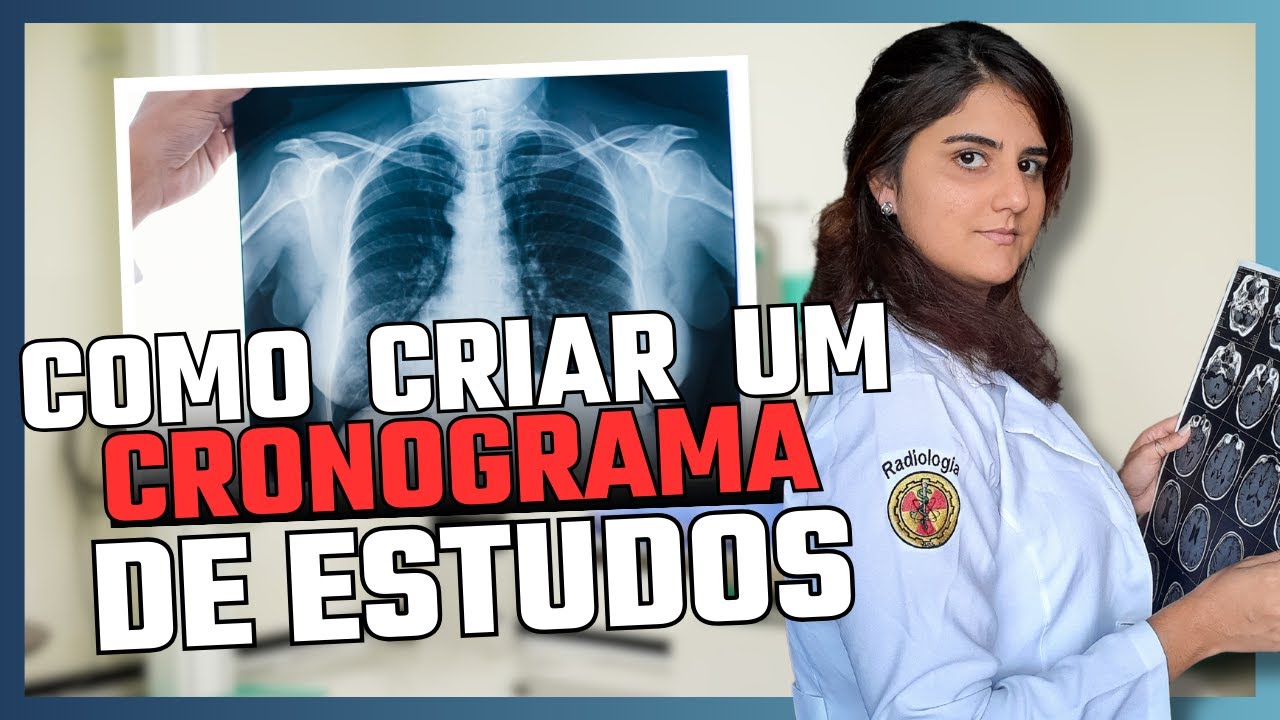 Como criar um cronograma de estudos em radiologia | Ingrid na Radiologia