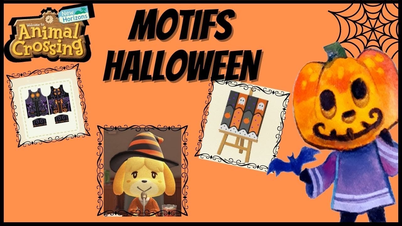 🎃 MOTIFS HALLOWEEN 🎃--- Animal Crossing new Horizons