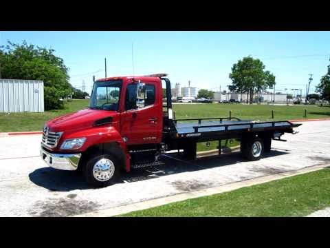 2010 Pre Emission Hino 258ALP Jerr-Dan Rollback Wrecker For Sale SOLD