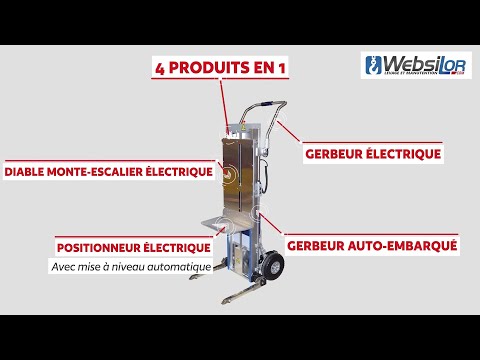 SME170 diable gerbeur monte escaliers electrique