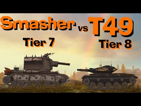 WOT Blitz Face Off || Smasher vs T49