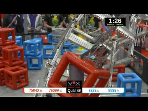 2015 VRC Sci Q89 - 7504X 7609A vs 7232 8899 - 48 to 78 - VEX Worlds 2015 - Science Division