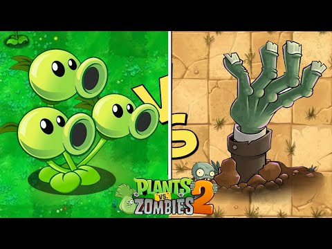 Team Peashooter FREE vs PREMIUM - Which Team Plant 's Best? | Plants vs. Zombies 2 | Pvz 2 Gameplay