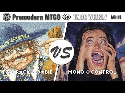TMOS Biweekly Jan #1 - Round 5 - Tax Rack Zombies vs Mono Black Control
