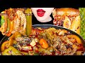 ASMR DAECHANG MALATANG 대창 마라탕 먹방 OYSTER OCTOPUS NOODLES ENOKI MUSHROOM 녹차 분모�
