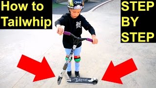 How to Tailwhip on a Scooter✅EASIEST &amp; FASTEST WAY⚠️‼️